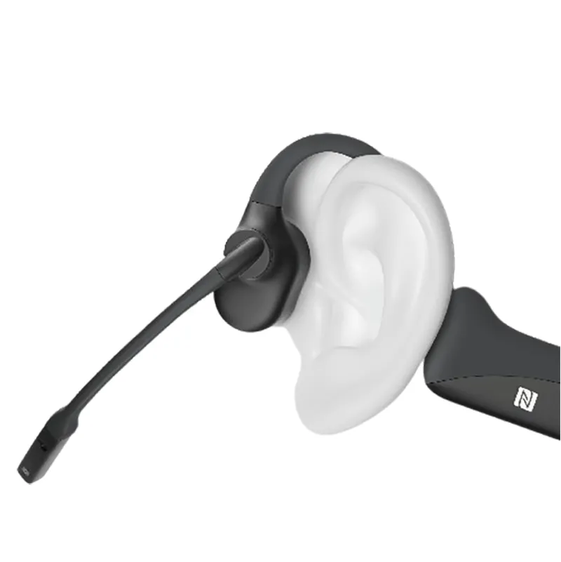 Shokz OpenComm Bone Conduction Stereo Bluetooth Headset Black-3